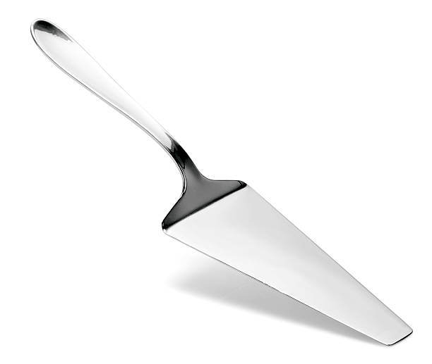 silver gâteau spatule - spatula photos et images de collection