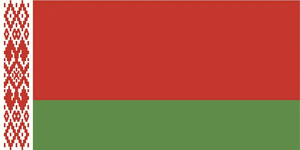Vector illustration of belarus flag