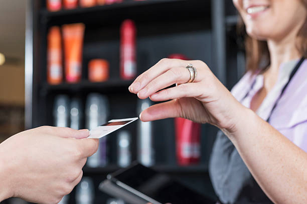 istock Paying by credit card 505890047