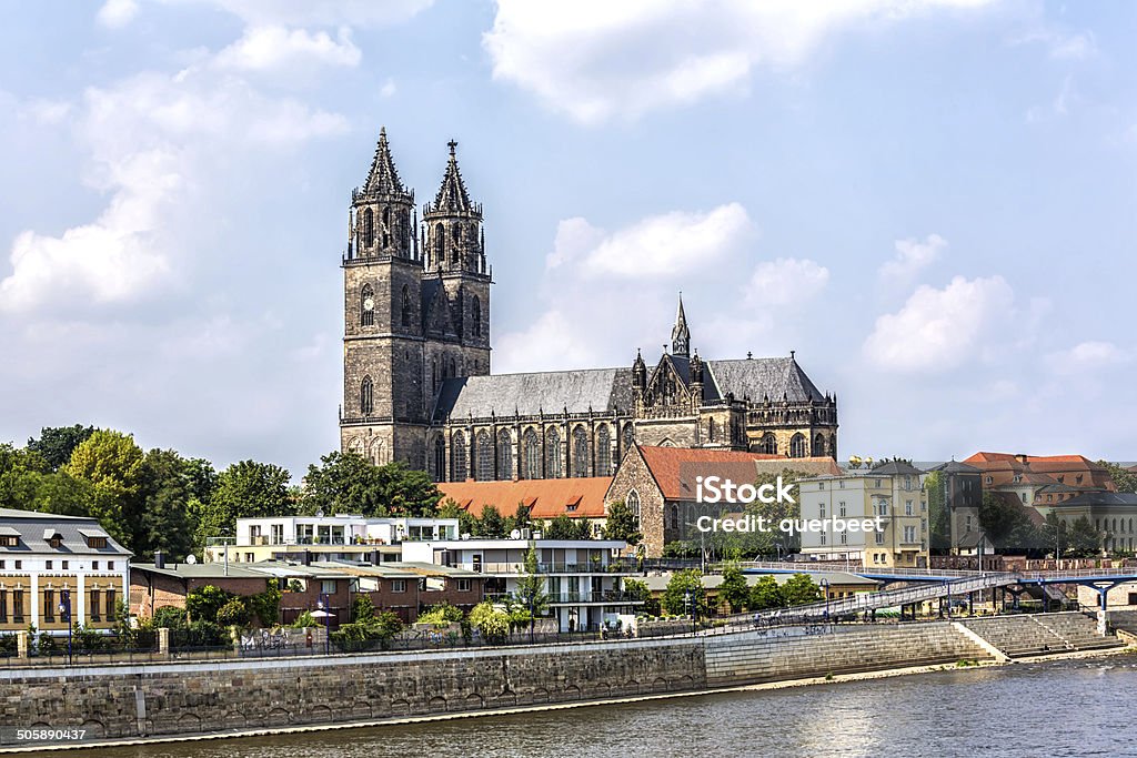 Cathedral of Magdeburg Magdeburg Stock Photo