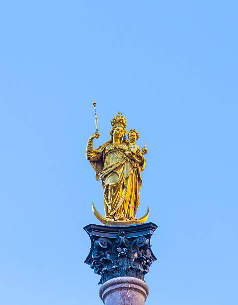 istock Sculpture of Saint Mary in Munich 505891633