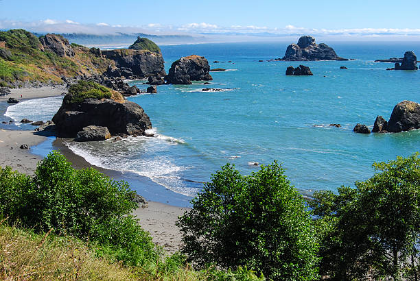 Beautiful day at a Trinidad, California beach.
