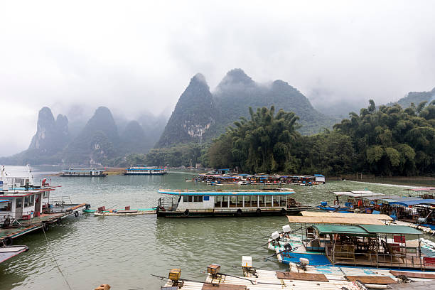istock Habor at Xinping Ancient Town, Guilin, Guangxi, China 505892182