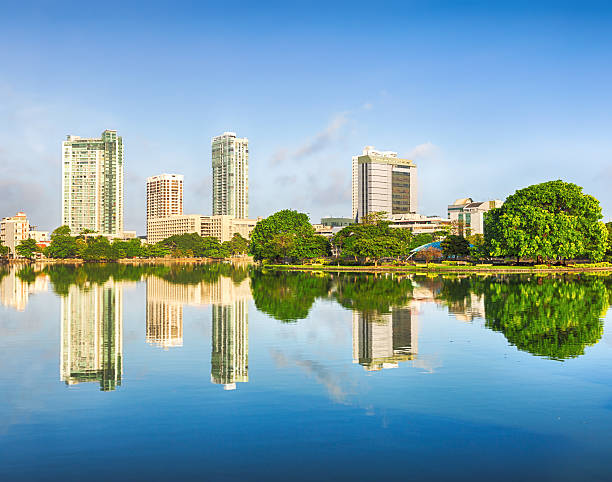 Colombo skyline stock photo