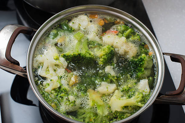 istock green broccoli is in the pan in boiling water 505892594
