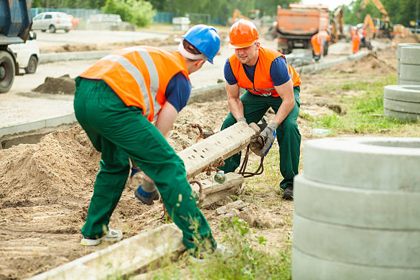 istock Road construction in the city 505892838