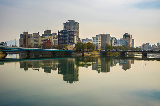 istock Hiroshima skyline cityscape in Japan 505895060