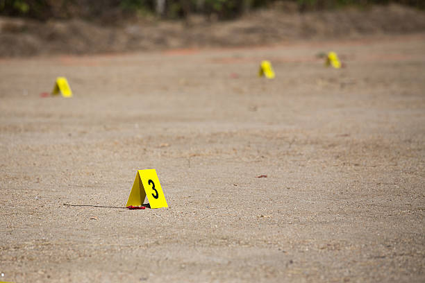 istock evidence number tag in  explosion  crime scene 505895910