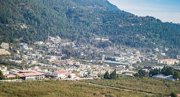 istock Town in the valley of mountains 505897796