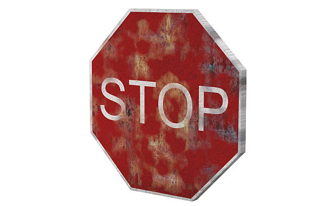 istock Isolated stop traffic sign 505898390