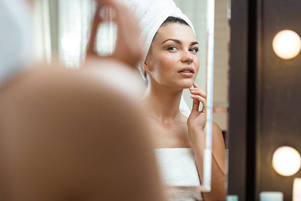 istock Woman caring about her skin 505898426