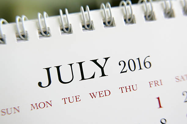 istock Close up calendar of July 2016 505912838