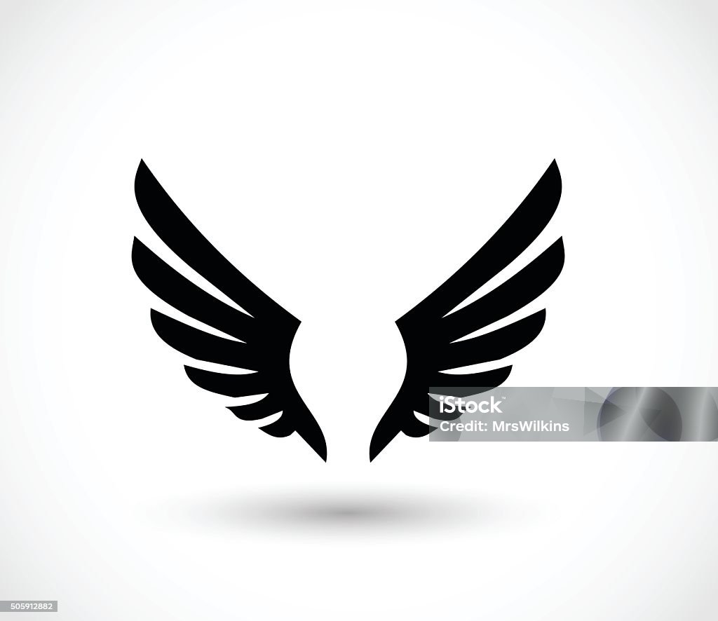 Wings-Symbol Vektor-illustration - Lizenzfrei Adler Vektorgrafik