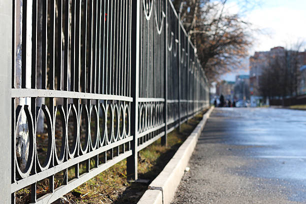 Street wrought fence