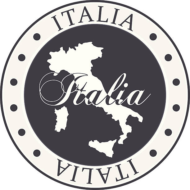 Italia stamp. Italia stamp. italie stock illustrations