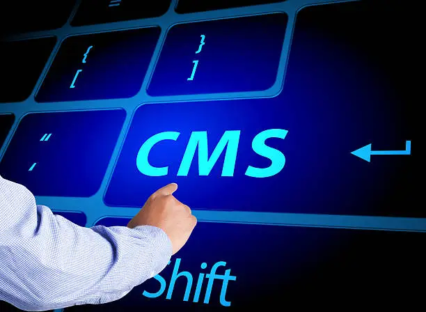 Pressing CMS button on computer keyboard