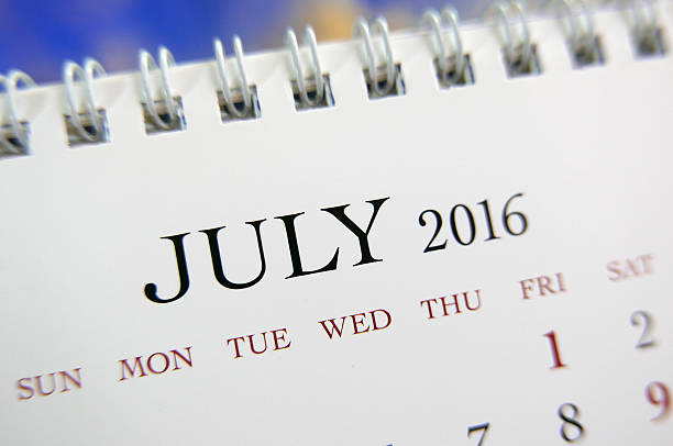 istock Close up calendar of July 2016 505916498