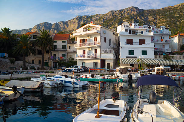 istock Harbor with boats in Gradac 505917164