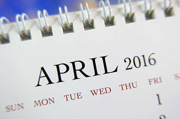 istock Close up calendar of April 2016 505917840