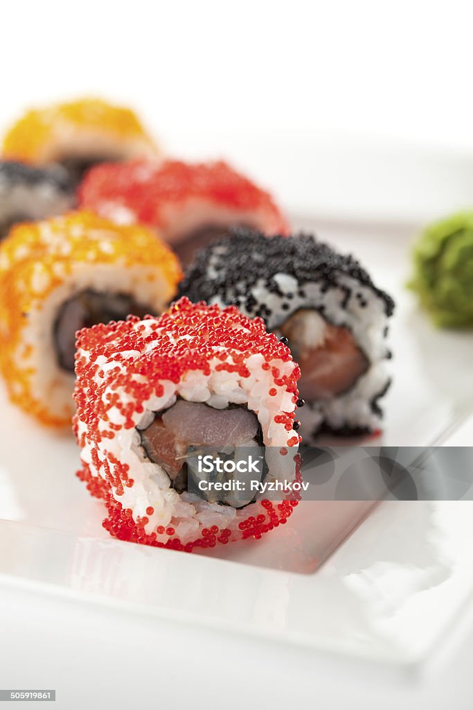 Comida japonesa Sushi - - Royalty-free Almoço Foto de stock