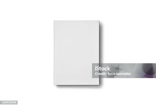 Blank Book Mockup Isolated On White Stock Photo - Download Image Now - Book, Model - Object, Template