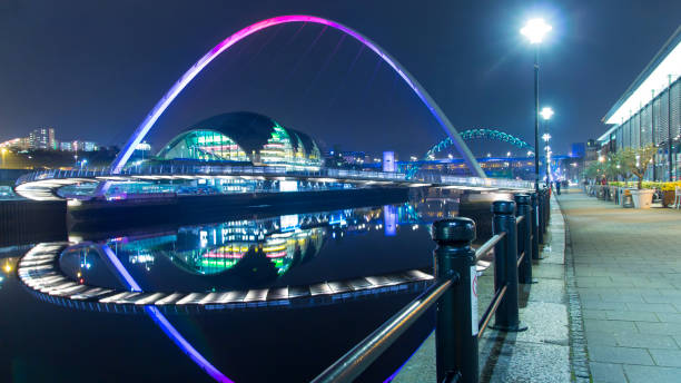 istock Newcastle Quayside Cityscape At Night 505921562