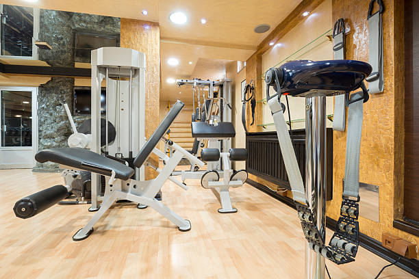 istock Interior of a modern gym 505923754