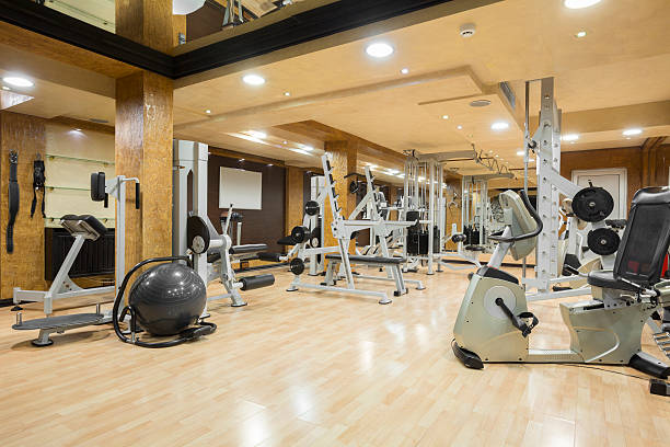istock Interior of a modern gym 505934838