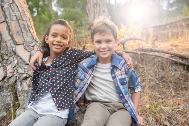 istock Children sitting together outdoors 505935871