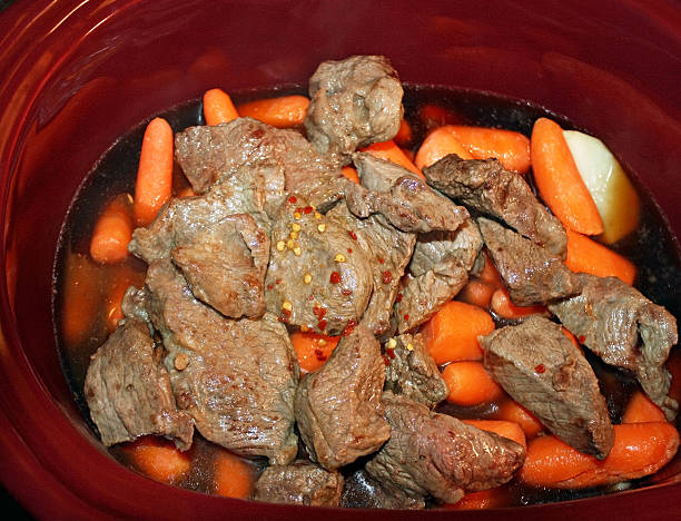 istock Beef Stew cooking in a Slow Cooker 505944242