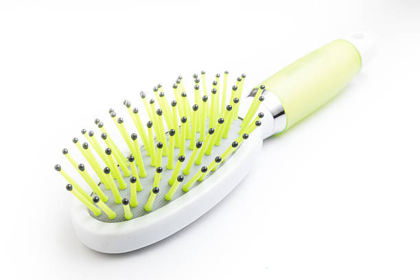 istock Green Soft Hairbrush 505944506