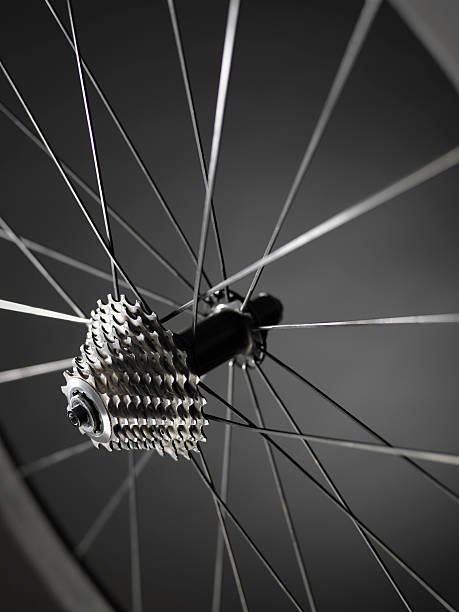 istock bike gears cogs wheel - Stock Image 505945840