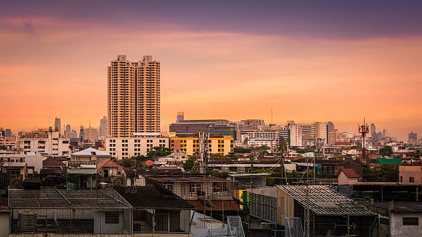 istock Bangkok city in evening 505949399