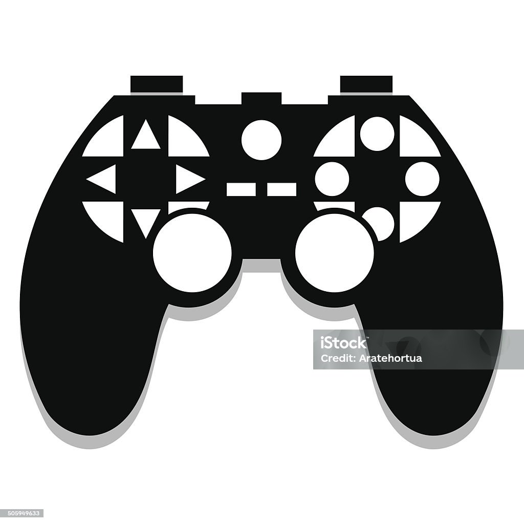 Game Controller Vector Simple Vector Game Controller Stock Illustration - Download Image Now ...