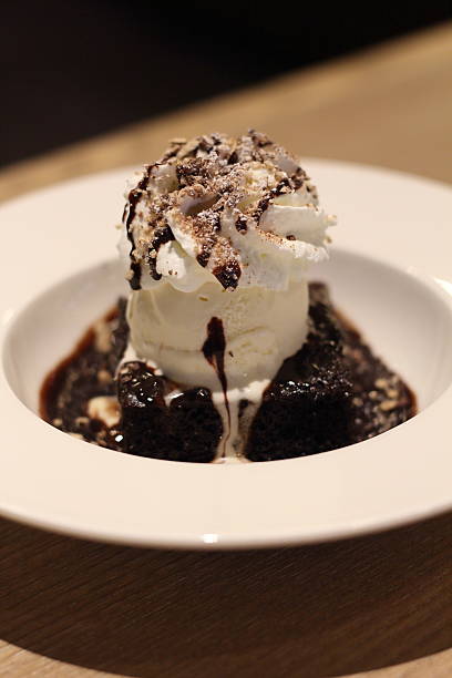 istock Brownie with ice cream 505953303