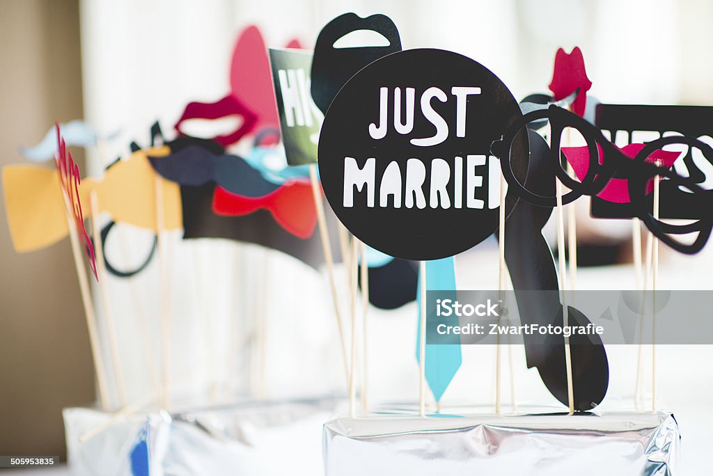 Just Married Wedding props details Just Married Wedding props details - Wedding Photography Wedding Stock Photo