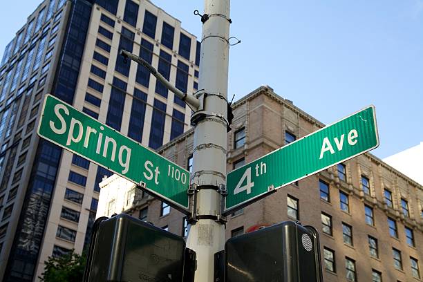 istock 4th and Sprint Street Sign 505954337