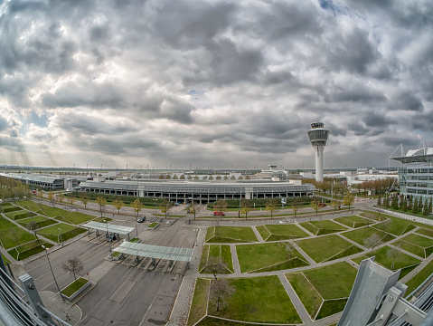 View over Munich Airport