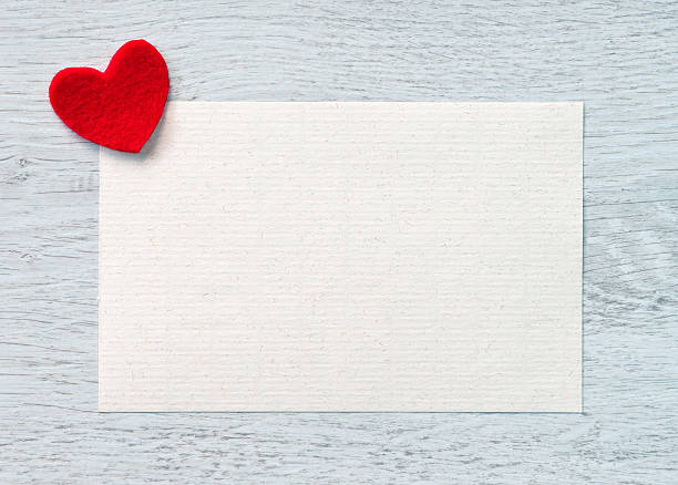 istock Valentines greeting card with red heart and space for text 505962176
