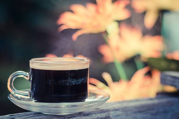 Coffee mug in coffee shop cafe