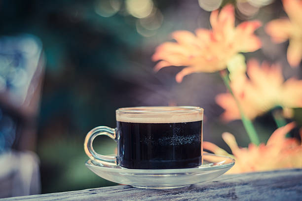 Coffee mug in coffee shop cafe