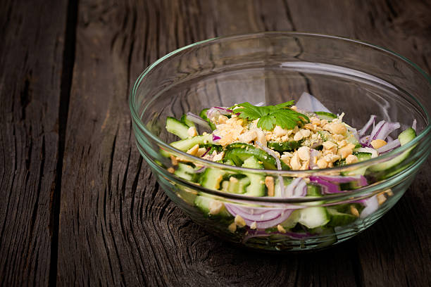 istock Homemade spicy thai cucumber salad 505965668