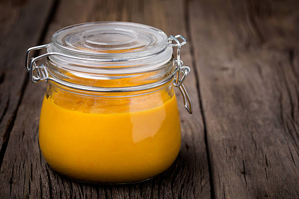 istock Homemade hot mango habanero sauce 505966878