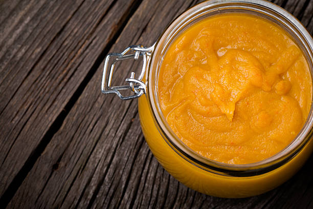 istock Homemade hot mango habanero sauce 505967620