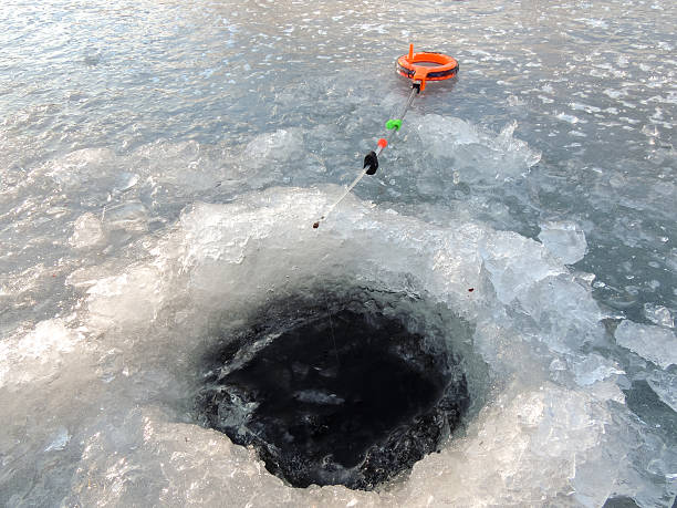 istock Winter fishing from the ice 505967760