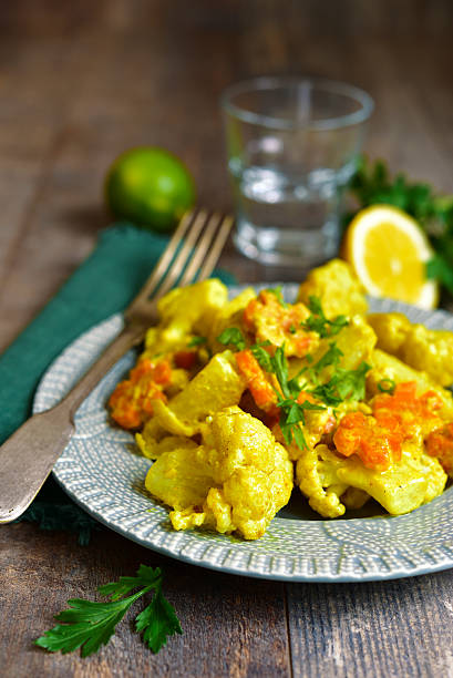 istock Vegetable curry with cauliflower in a cream. 505969894