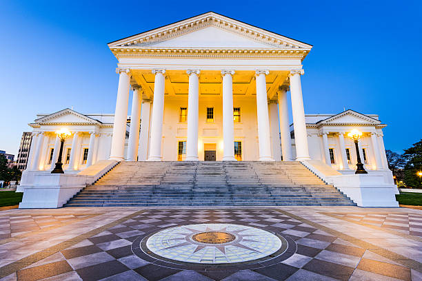 richmond virginia state capitol - capitais internacionais - fotografias e filmes do acervo