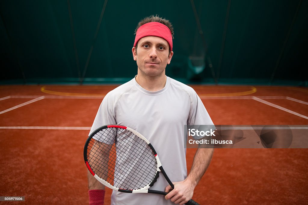 Tennis player portrait 20-24 Years Stock Photo