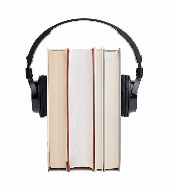istock Headphones put on a few books 505971664