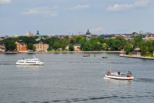 view of Kastellholmen island, Stockholm, view of Kastellholmen island, Stockholm, Sweden strommen stock pictures, royalty-free photos & images